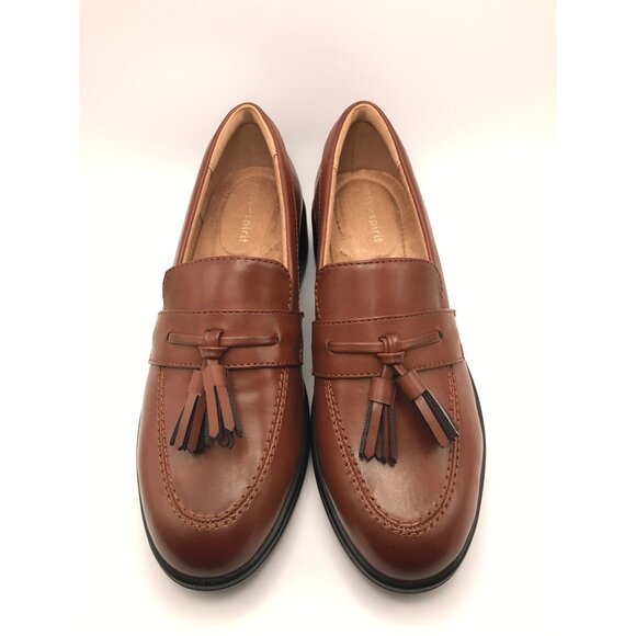 Easy Spirit Tracen Wedge Loafer Tassel Slip On Brown 7M NWOB - Picture 1 of 6